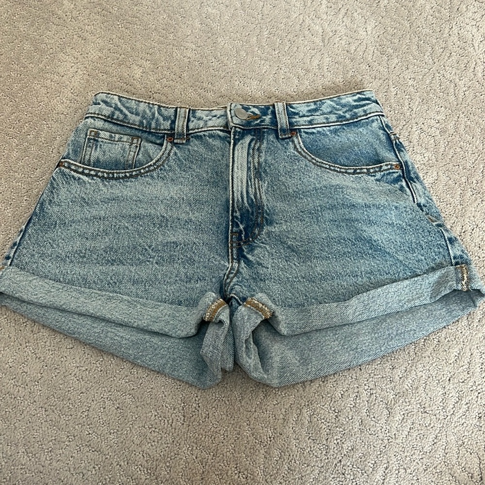 Pacsun Mom Jean Short Medium Wash